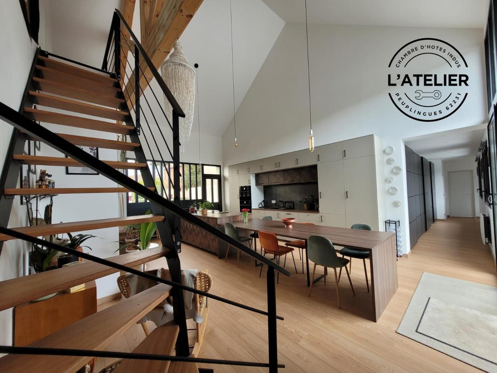 L'Atelier Bed & Breakfast Peuplingues Eksteriør bilde